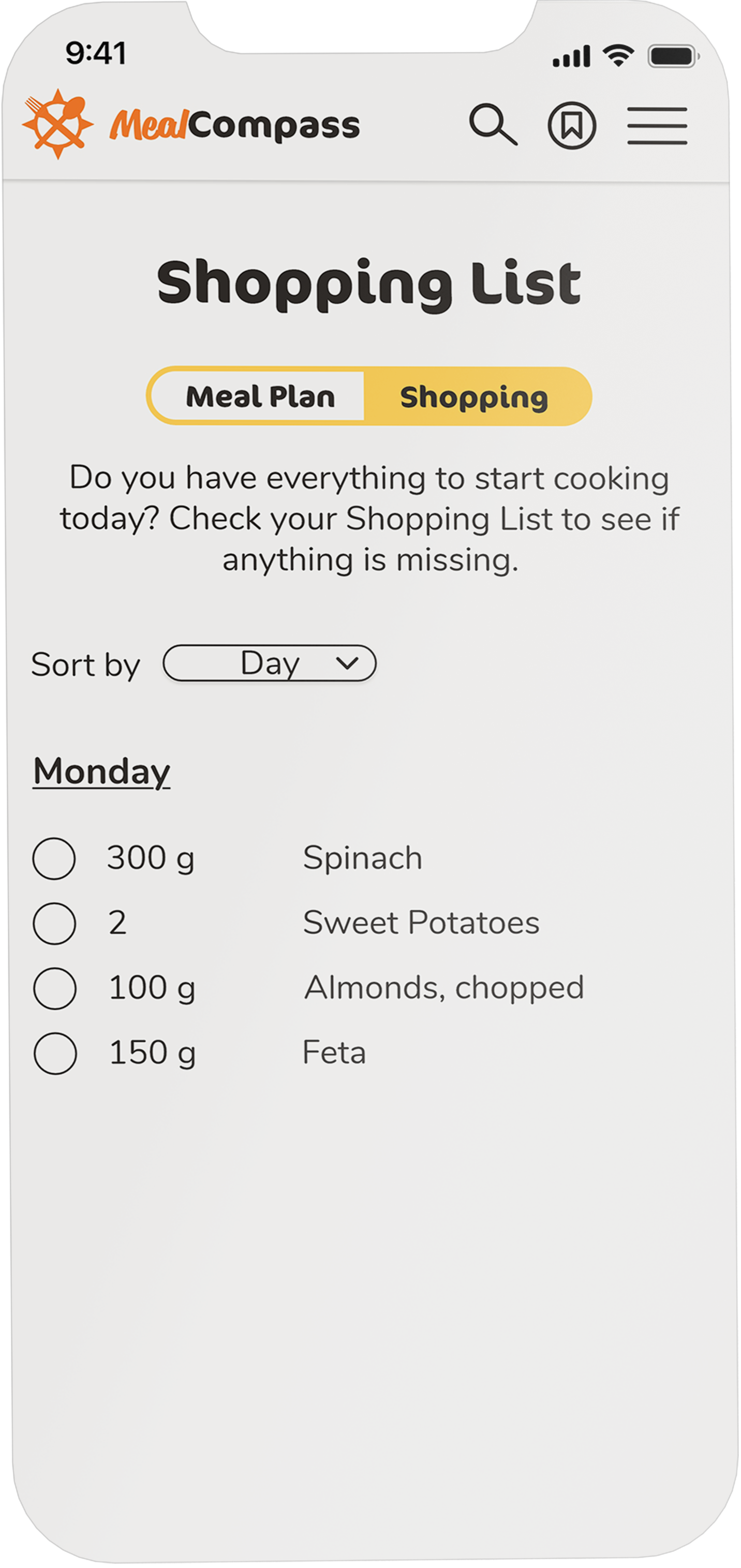 Meal Compass Mass Mockup